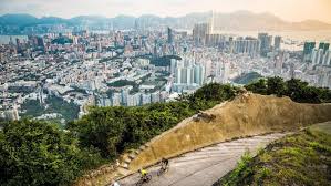 Cycle track between tuen mun and tsuen wan, expected to open in early 2021. Clubhouses Rapha