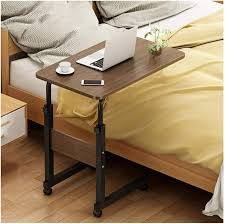 Leave at least a foot and a half between the table and the sofa. Buy Snack Side Table Mobile End Table Height Adjustable Bedside Table Laptop Rolling Cart C Shaped Tv Tray With Storage Shelves For Sofa Couch Online Shop Home Garden On Carrefour
