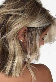 Beachy Blonde Balayage Highlights Short Choppy Wavy Hairstyles For Women Short Hair Balayage Hair Styles Balayage Hair