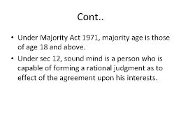 Construction of acts, regulations etc. Law Of Contract Elements Of Contract Capacity Prepared