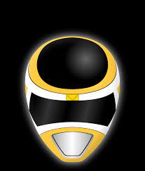 mega yellow helmet power rangers in space power rangers art power rangers