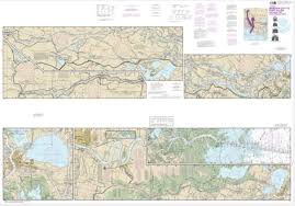 Noaa Chart Intracoastal Waterway Morgan City To Port Allen Including The Atchafalaya River 11354