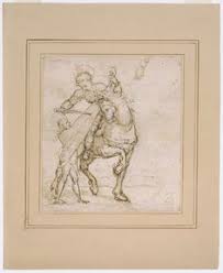 Philadelphia Museum Of Art Collections Object St Martin Dividing His Cloak Lorenzo Lotto Lorenzo Di Tommaso Lotto Figure Drawing Art Drawings