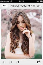 Long Loose Curls With Middle Split Fab Wedding Hair Inspiration Natural Wedding Hairstyles Wedding Hair Down
