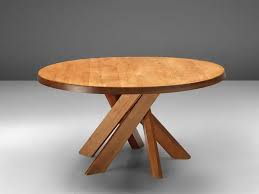 pierre chapo t21 dining table in solid elm dining table round dining table table