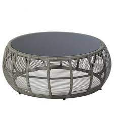 Coffee table we create best quality of footstool, coffee table and other furniture for your home sweet home. Round Resin Wicker And Grey Glass Garden Coffee Table Maisons Du Monde Us Garden Coffee Table Resin Wicker Outdoor Coffee Tables