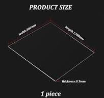 Amazon.com: TIHONORI Transparent PVC Plastic Sheet ...