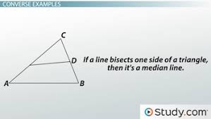 In probability theory and statistics, the median of a data set. Converse Of A Statement Explanation And Example Geometry Class Video Study Com