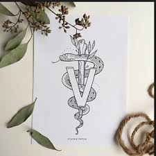 Perfect Vet Tech Tattoo Except Fill In The V And Make The Branch Into A T For Tech Inspiracao Para Tatuagem Simbols Tattoo Tatuagem De Animais