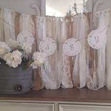 Vintage Baby Shower Doily Banner French By Denadanielledesigns 8 00 Baby Shower Vintage Baby Shower Banner Girl Chic Baby Shower