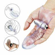 Finger Sleeve Vibrator G Spot Masterbator Vibrating Dildo Adult Fingering  Toy | eBay