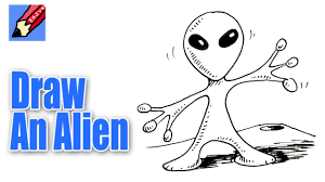I drew this no kidding :3. How To Draw An Alien Real Easy Youtube