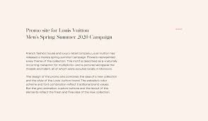 The it accessory this fall may not be a bag, but rather a book. Louis Vuitton Promo Site For Spring Summer Campaign On Behance