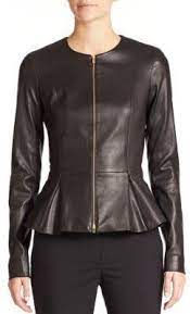 2 790 The Row Anasta Leather Peplum Jacket Leather Peplum Peplum Jacket Peplum Leather Jacket