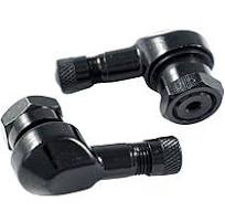 Felgenfactory 2x Motorrad Alu Winkelventil Schwarz 11,3mm Ventile Eckventil  Ventil : Amazon.de: Baumarkt