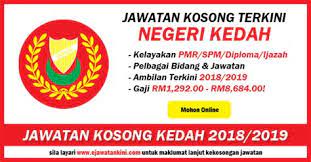 C) segala perbelanjaan berhubung dengan permohonan temuduga jawatan ini tidak akan ditanggung oleh kerajaan. Jawatan Kosong Sungai Petani