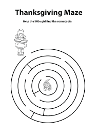 Use this number maze for kindergarten to practice comparing numbers! Thanksgiving Mazes Best Coloring Pages For Kids