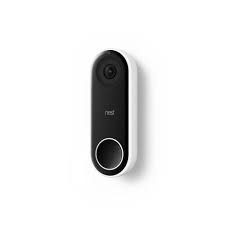 Google Nest Hello Wired Wi Fi Compatibility Smart Video Doorbell Camera Lowes Com In 2020 Video Doorbell Google Nest Black Doorbell