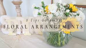 If you are using lilly's take the stamens out of the flower before arranging (they leave a mess of pollen everywhere) and don't use on the table you will eat at. 8 Floral Arranging Tips And Tricks Get Your Flowers To Last Weeks Not Days Youtube