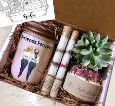 These 30 top gift ideas for friends are the sweetest ways to show your best gal pals how much they mean to you we all have a friend who's blessed with the gift of gab. Custom Friend Gift Friend Gift Box Friend Gift Personalized Friend Gift Best Friends Gift Friend Birthday Gift Gift For Friend By Naturally Gifted Catch My Party