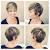 Pixie Short Dark Brown Hair With Blonde Highlights