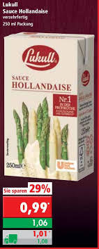 Hollandaise sauce (/hɒlənˈdeɪz/ or /ˈhɒləndeɪz/; Lukull Sauce Hollandaise 250ml Angebot Bei L Stroetmann Grossmarkt