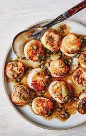 Seared Scallops With Brown Butter Recipe Scallops Seared Cooking Recipes Seafood Recipes