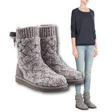 Stylight.com has been visited by 100k+ users in the past month 2015 Women Australia Classic Cable Knit Isla Winter Snow Boots Lightweight Ankle Short Crochet Woven Booties Shoes Botas Boot Women Boots Shoes Saleshoes Nj Aliexpress