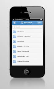Dropbox App Large Iphone Apps Iphone Design Iphone App Design