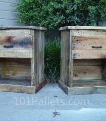 Nightstands are an essential element in any bedroom.they're functional and provide a convenient place for you to place a lamp, set down your nighttime reading material, your remote control and your cup of warm milk. Make Your Own Diy Pallet Nightstand 101 Pallets