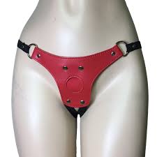 Sexy Female Leather Strapon Strap on Harness Knickers Panties Red Shorts  with Nylon Strap Underwear Les Fetish Lingerie|strap on|strap on  harnessstrap underwear - AliExpress