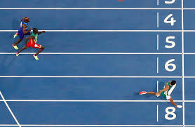 The south african joined eric liddell as only the second olympic champion to win from the outside lane in a world record time. Olympics Wayde Van Niekerk Shatters Men S 400m World Record Sport News Top Stories The Straits Times