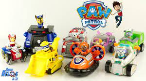 Tous les personnages de la Pat Patrouille Véhicules Paw Patrol Collection  Jouet Patrulla Canina Toys - YouTube