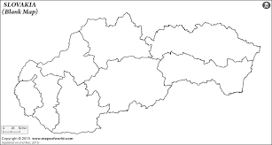 Get free map for your website. Blank Map Of Slovakia Slovakia Outline Map