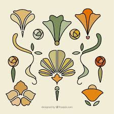 Free for commercial use with attribution. Art Nouveau Flower Images Free Vectors Stock Photos Psd