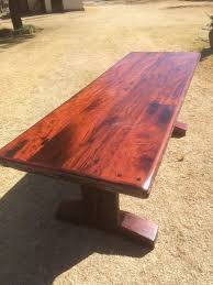 Rhodesian Teak Table Made From Recycled Sleeper Wood Teak Table Table Rustic Dining Table