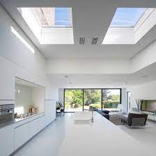 Fenetre Pour Toit Plat Velux Protection De Vitrage Courbe En 2021 Toit Plat Fenetre De Toit Plat Maison Toit Plat