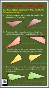 Congruent Triangle Rules Angle And Side Rules For Congruent Triangles If You Would Like More Math Infographics I Have A Math Infographic Math Methods Math