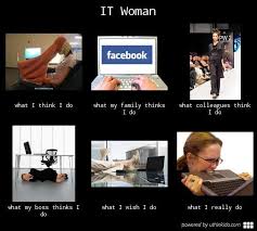 It Woman What People Think I Do What I Really Do Programming Humor Programing Jokes People