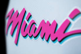 Archive of freely downloadable fonts. Nba S Miami Heat Embraces All Things Vice In Logo Uniform Dragon Digital