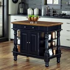 Homestyles Americana Black Kitchen Island With Storage 5082 94 The Home Depot Black Kitchen Island Americana Kitchen Black Kitchens