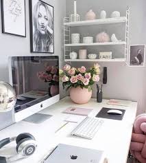 You want to fit as much in as possible, but the room mustn't feel cramped. Office Desk Ideas Small Office Space Decorating Ideas Office Accessories Home Office Decor Office Space Decor Small Space Office