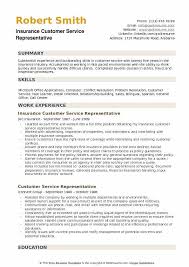 North america general insurance retail business lines. Insurance Customer Service Representative Resume Samples Qwikresume