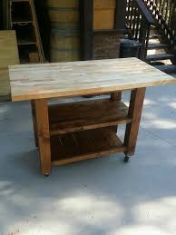 Custom Butcher Block Island Butcher Block Island Diy Rustic Kitchen Island Butcher Block Island