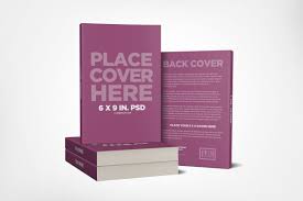 Stacked 6 X 9 Book Mockup With Back Cover Mockup Cover Books