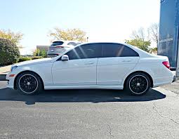 Used 2012 Mercedes Benz C Class C300 Sport In Arctic White With Black Interior All Wheel Drive Benz C Mercedes Benz Benz
