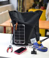 Solar panel chargers offer an easy and portable solution for charging your small devices on the go. Prepare Solar Panel Solar Charging Handbag Adafruit Learning System