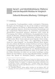 Text în vigoare începând cu data de 20 noiembrie 2015 realizator. Pdf Sprach Und Identitatsdiskurse Mallorca Und Die Republik Moldau Im Vergleich Deu