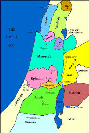 Soon to return to their homeland. Map Of The Twelve Tribes Of Israel