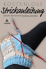 Socken Stricken Fur Anfanger Eine Anleitung Inkl Grossentabelle Socken Stricken Socken Stricken Anfanger Kindersocken Stricken
